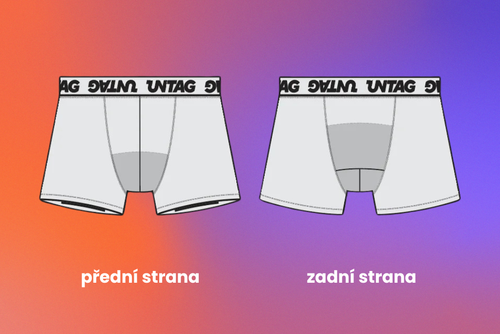 Menstruační pagking boxerky UNTAG